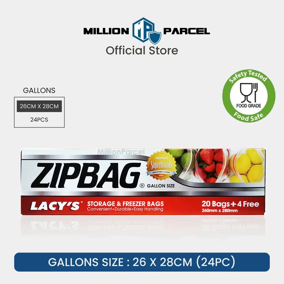 LACY'S ZIPBAG | Storage & Freezer Bags