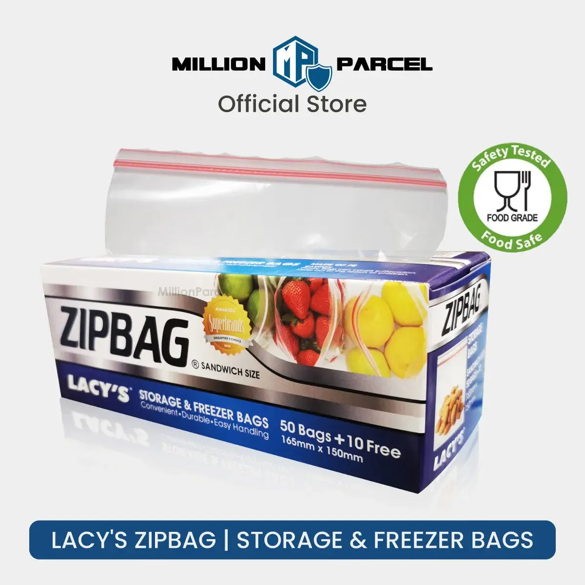 LACY'S ZIPBAG | Storage & Freezer Bags