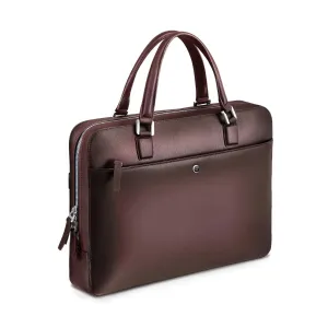 Lapis Bard Ducorium Spencer 14inch Slim Laptop Business Bag - Bordeaux