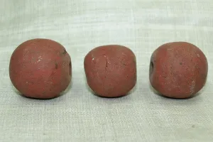 Large Brick Red Majapahit Bead