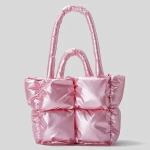 Large Tote Padded Handbag