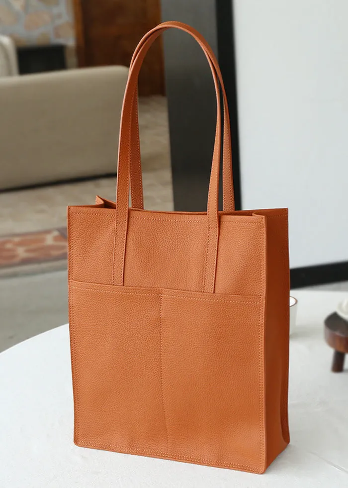 Lidia Genuine Leather Tote Bag