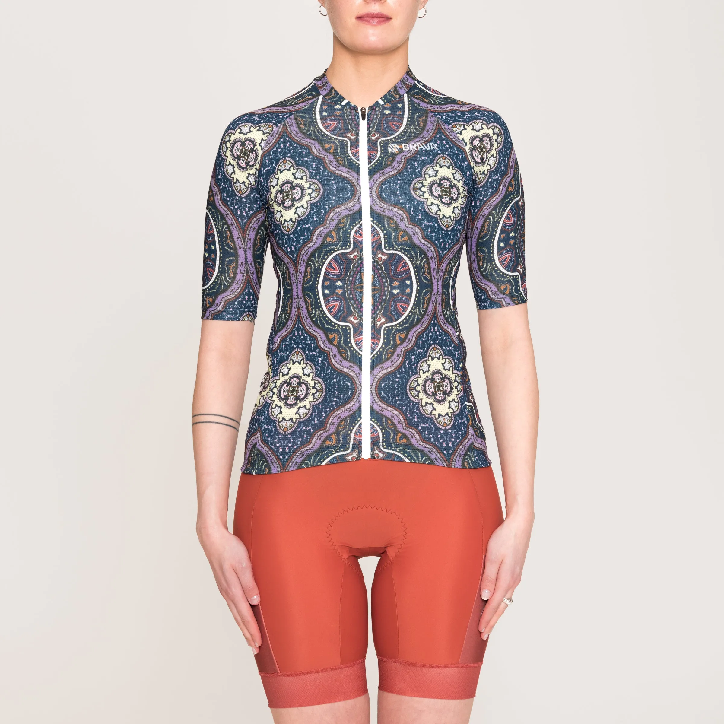 Lightweight Cycling Jersey - Paisley