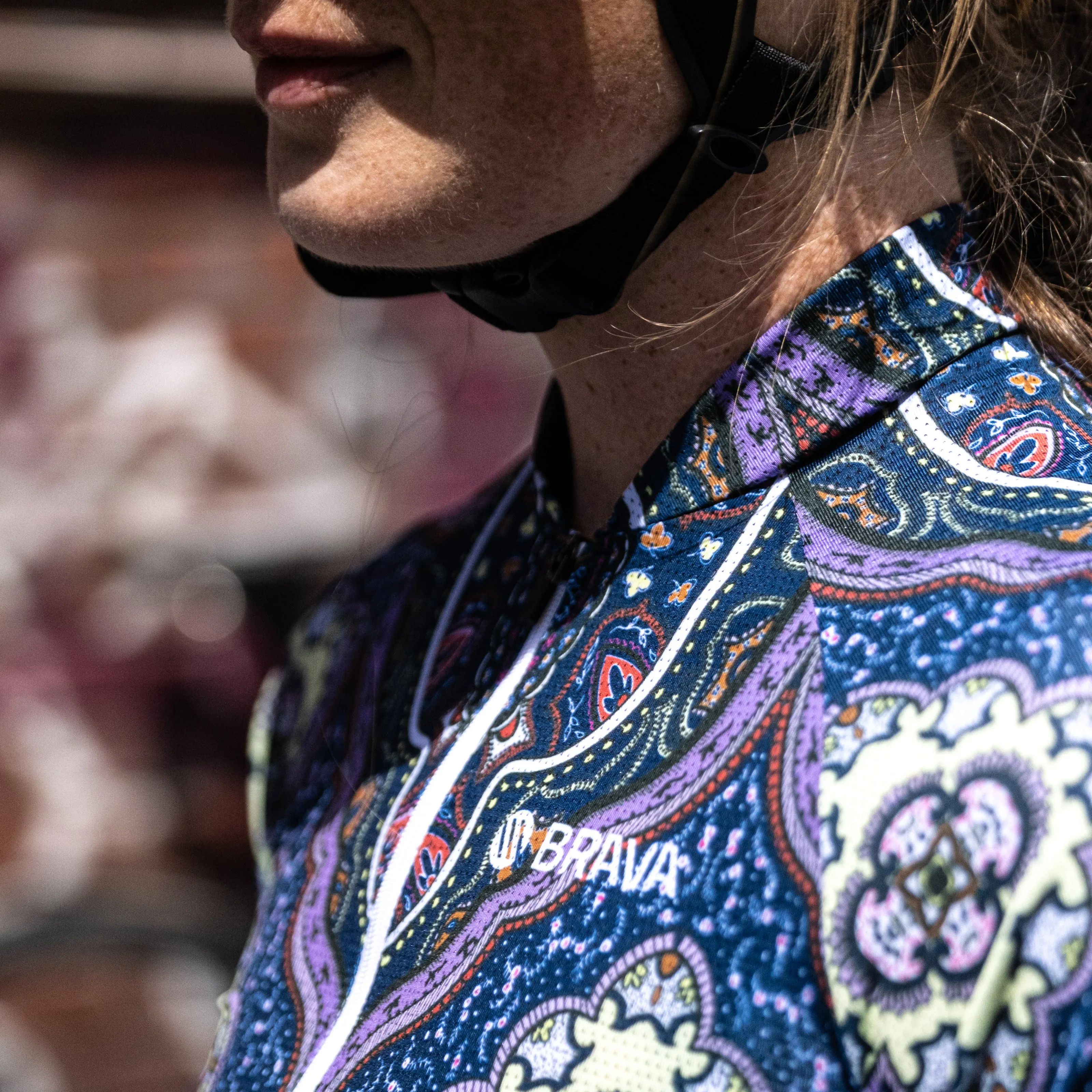 Lightweight Cycling Jersey - Paisley