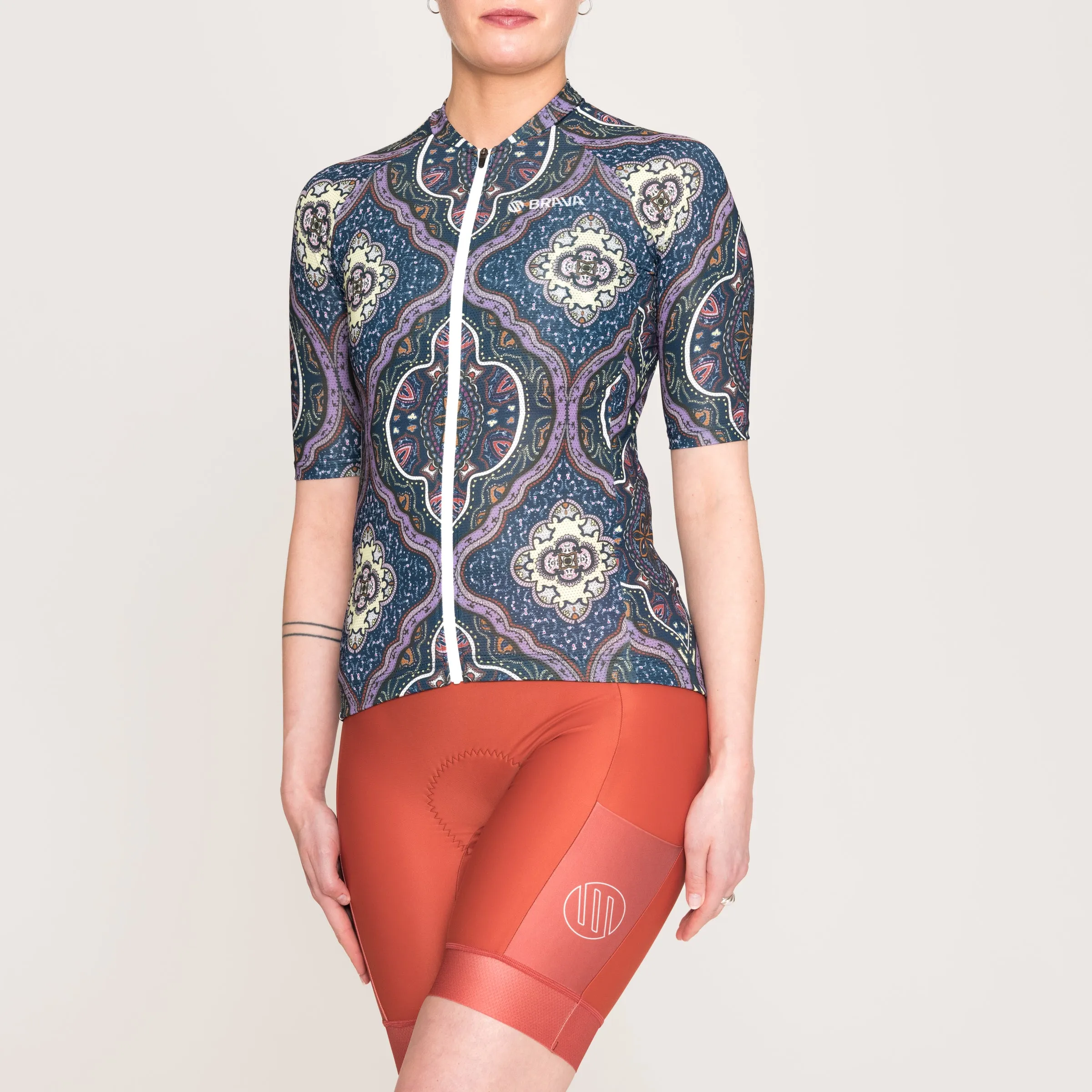 Lightweight Cycling Jersey - Paisley