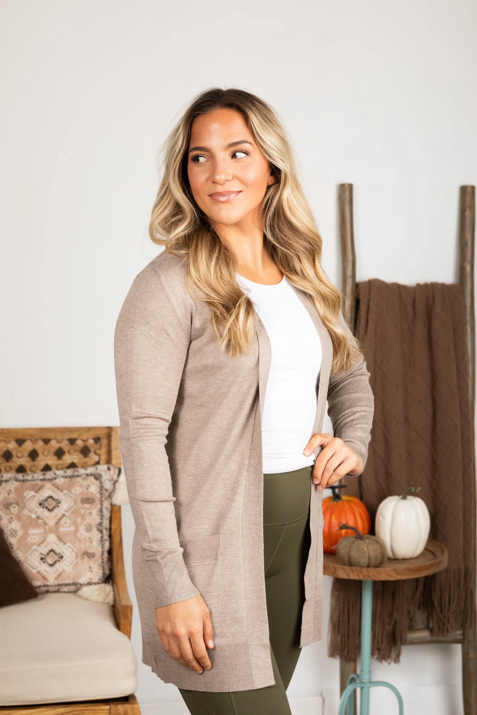 Lightweight Mid Length Cardigan