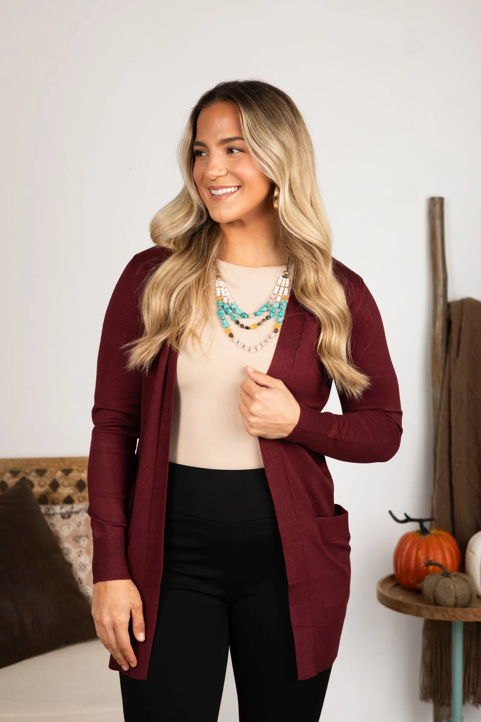 Lightweight Mid Length Cardigan