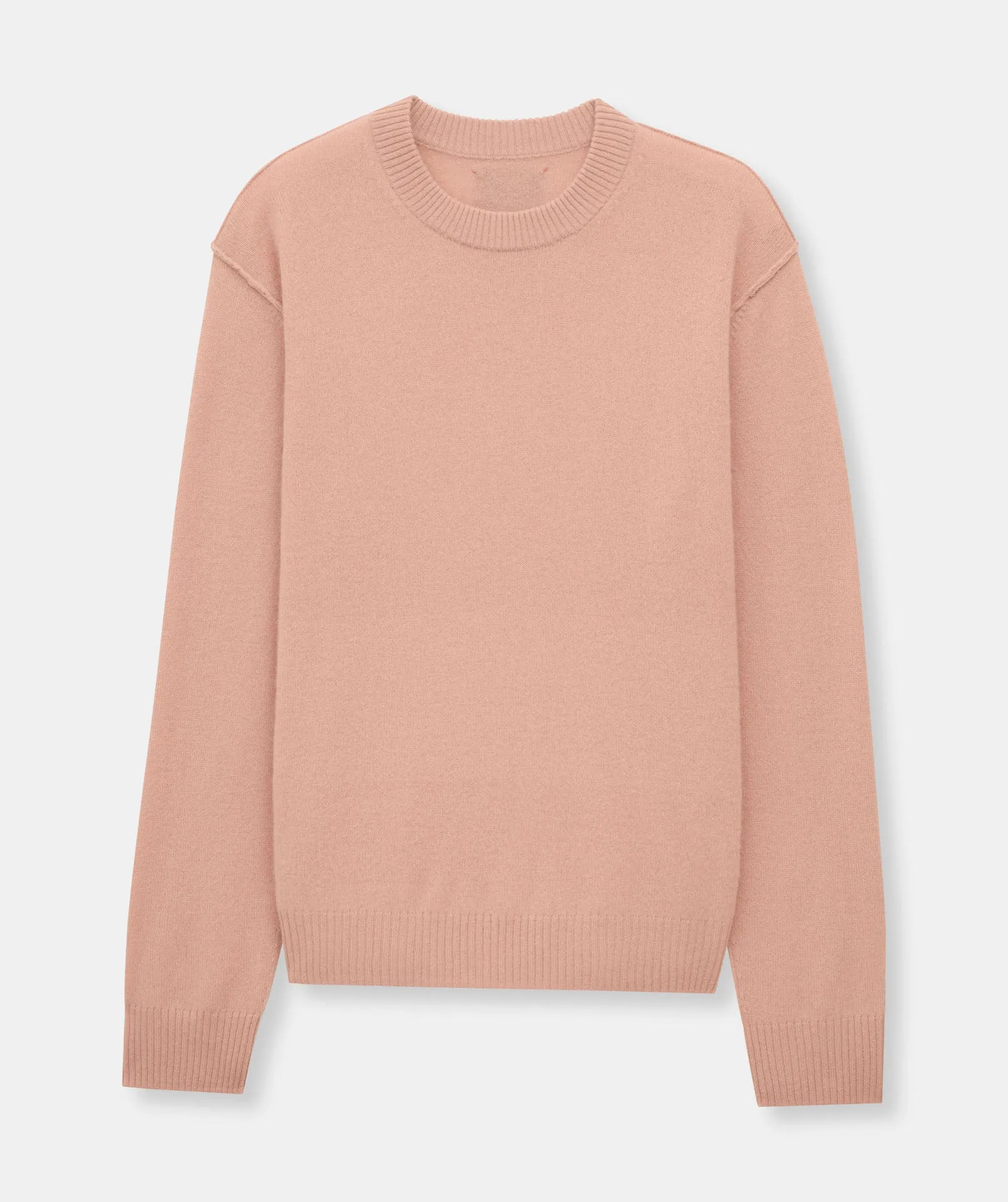 Lightweight Reversible Cashmere Crewneck