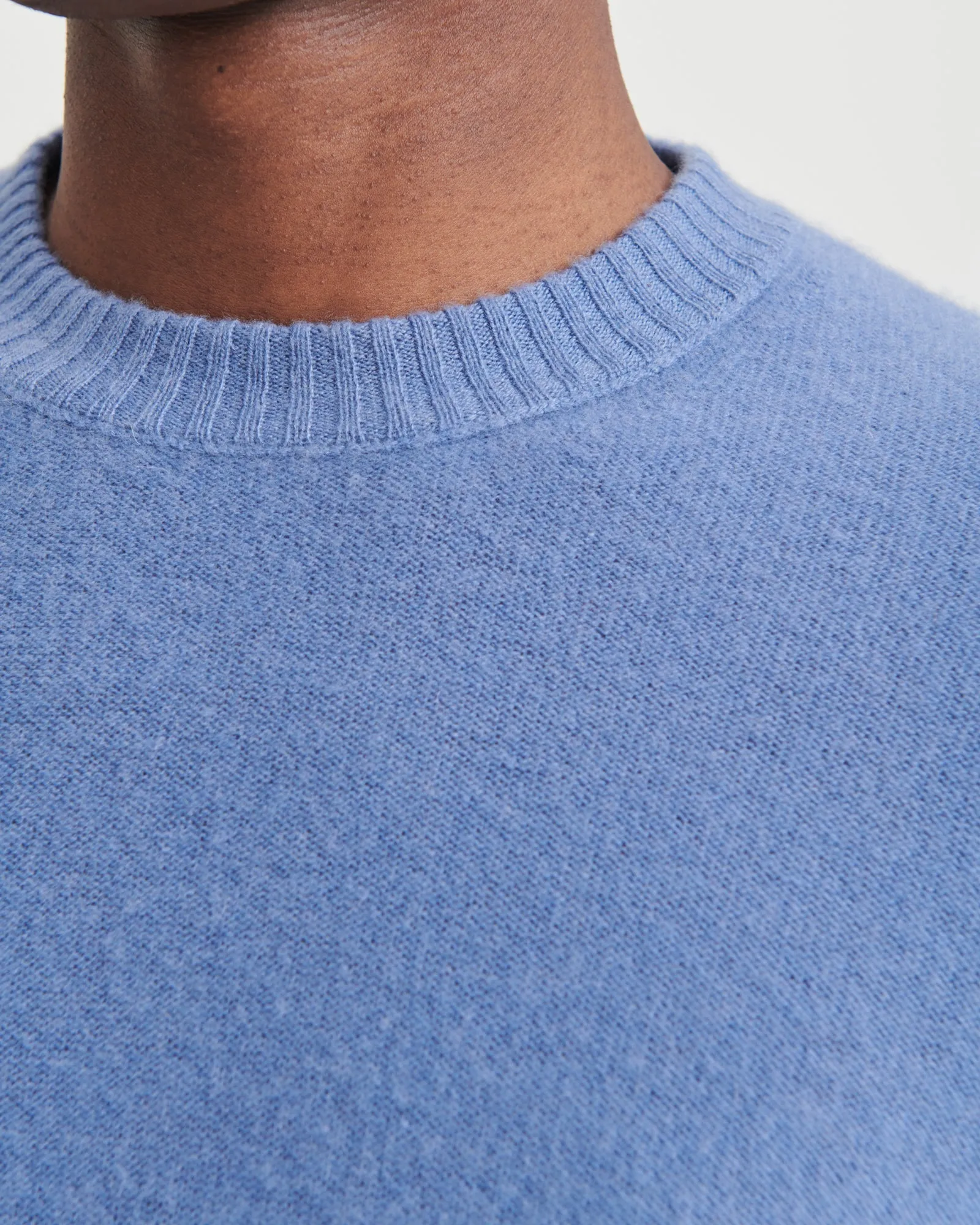 Lightweight Reversible Cashmere Crewneck