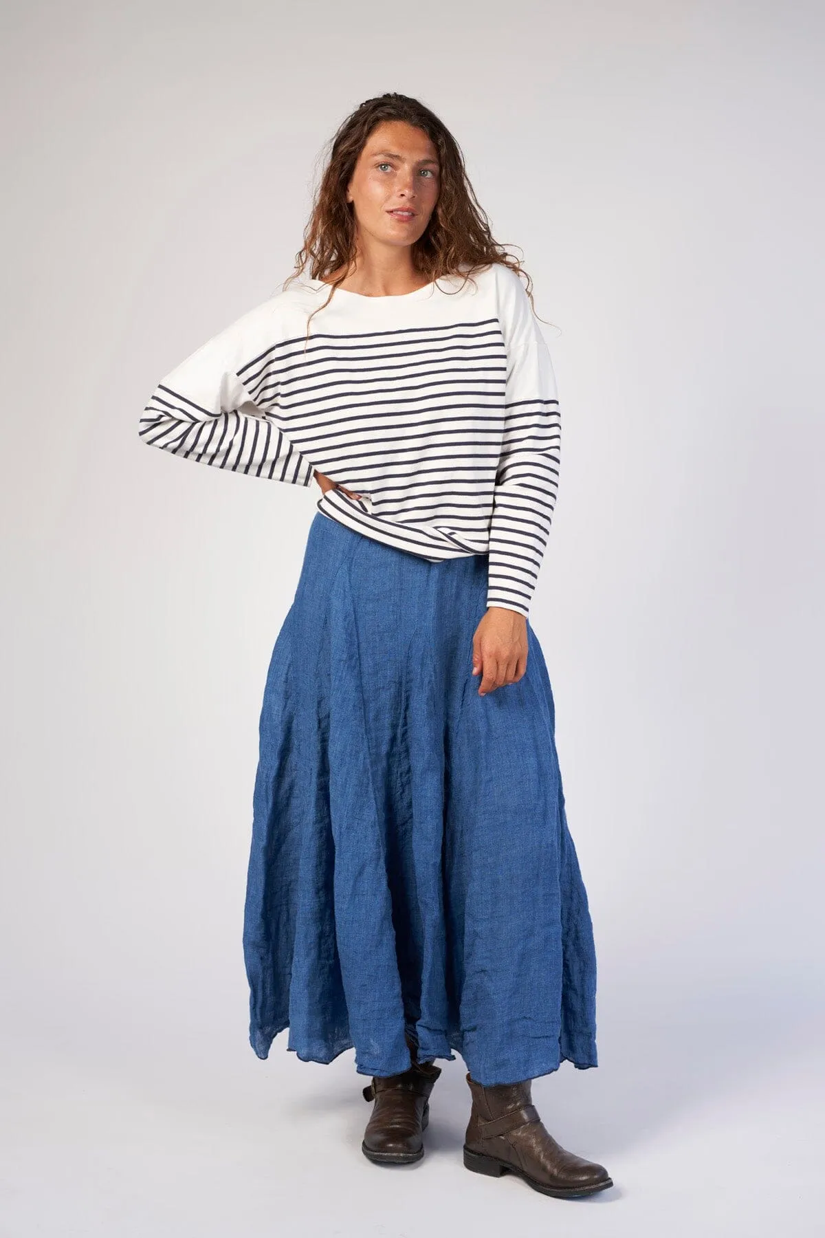 Lily - Lightweight Indigo Linen