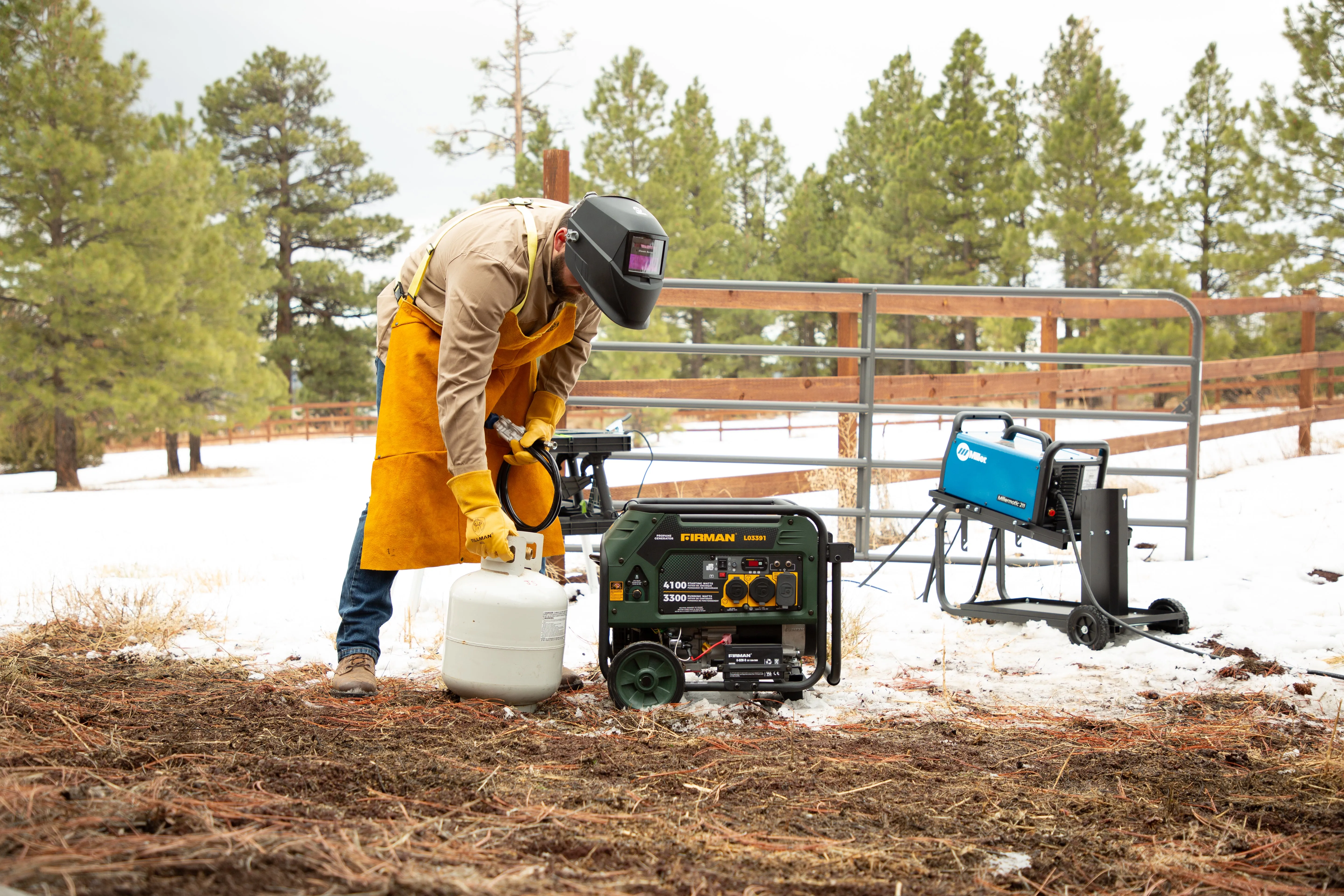 LPG Portable Generator 4100W Electric Start