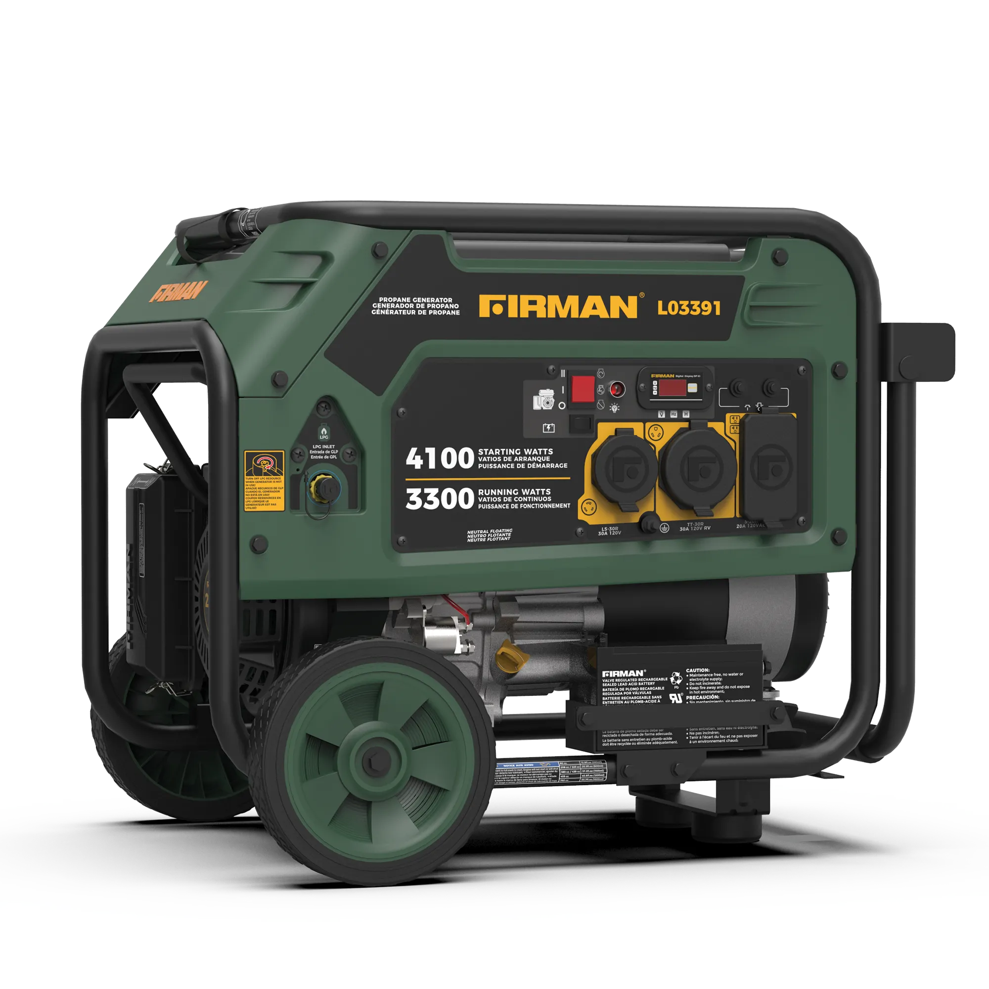 LPG Portable Generator 4100W Electric Start