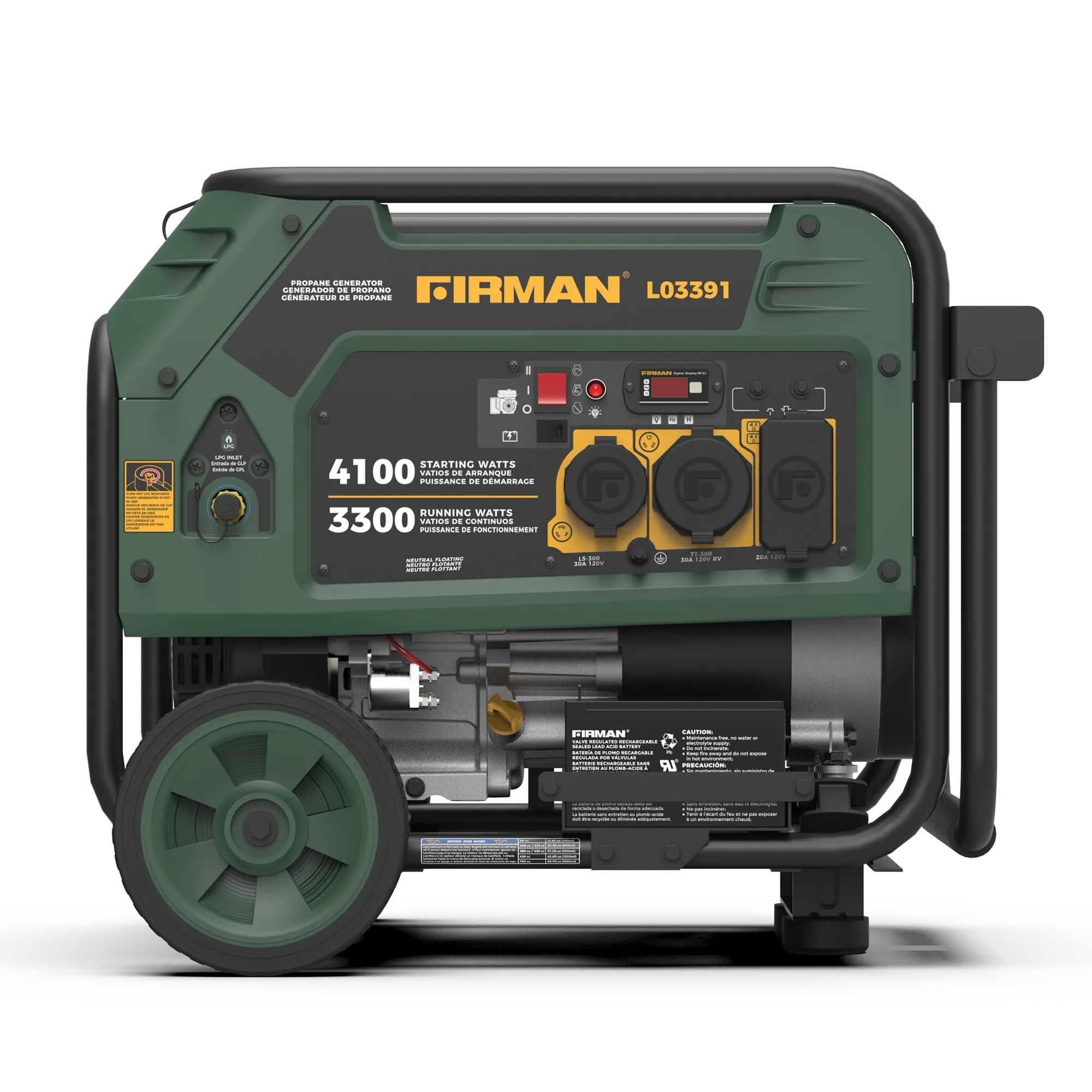 LPG Portable Generator 4100W Electric Start