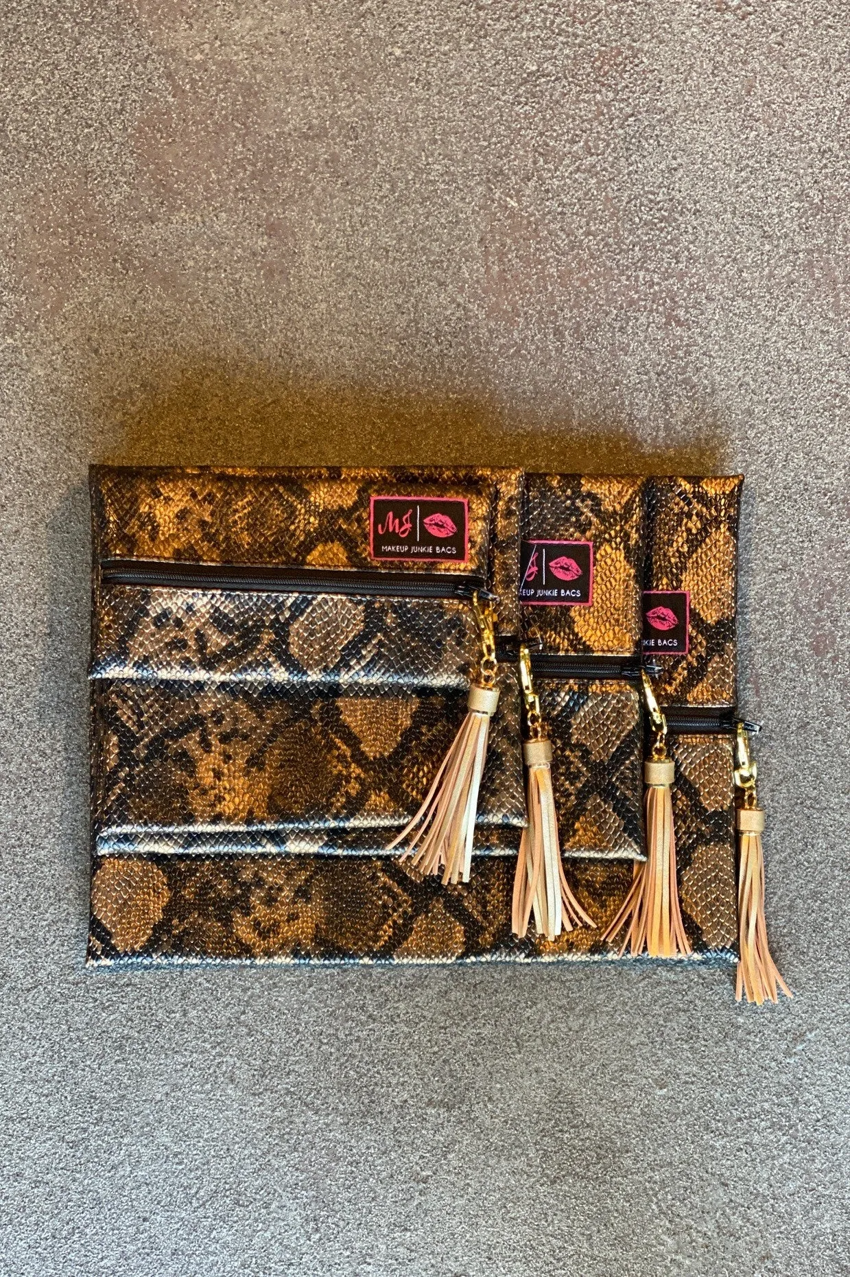 Makeup Junkie Bag - Serpentina