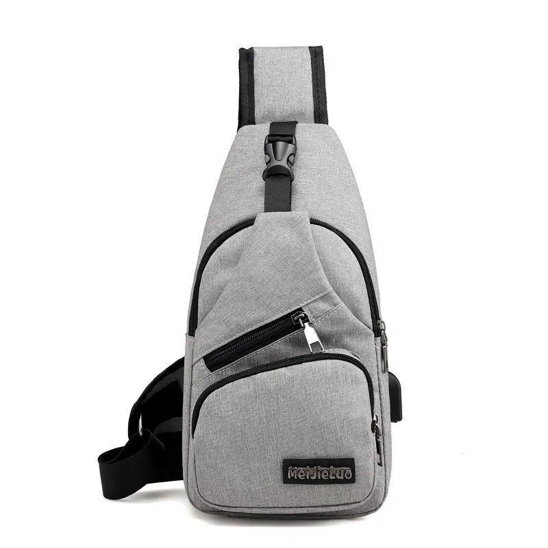 Male Crossbody Chest Messenger Bag