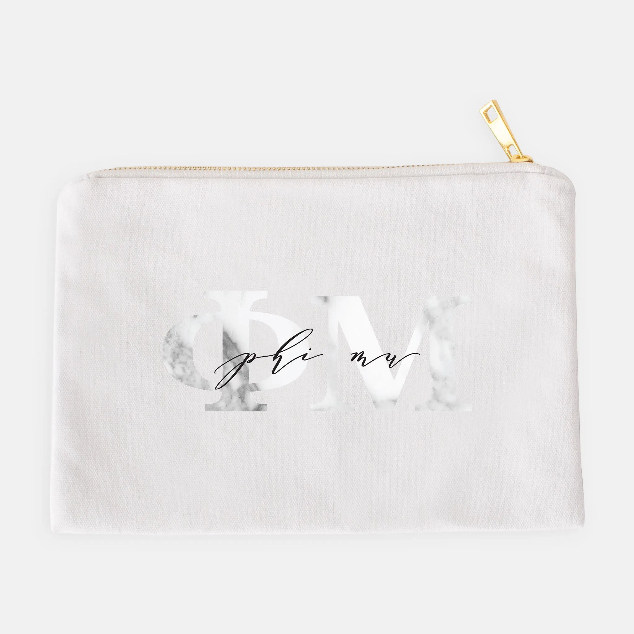 Marble Cosmetic Bag