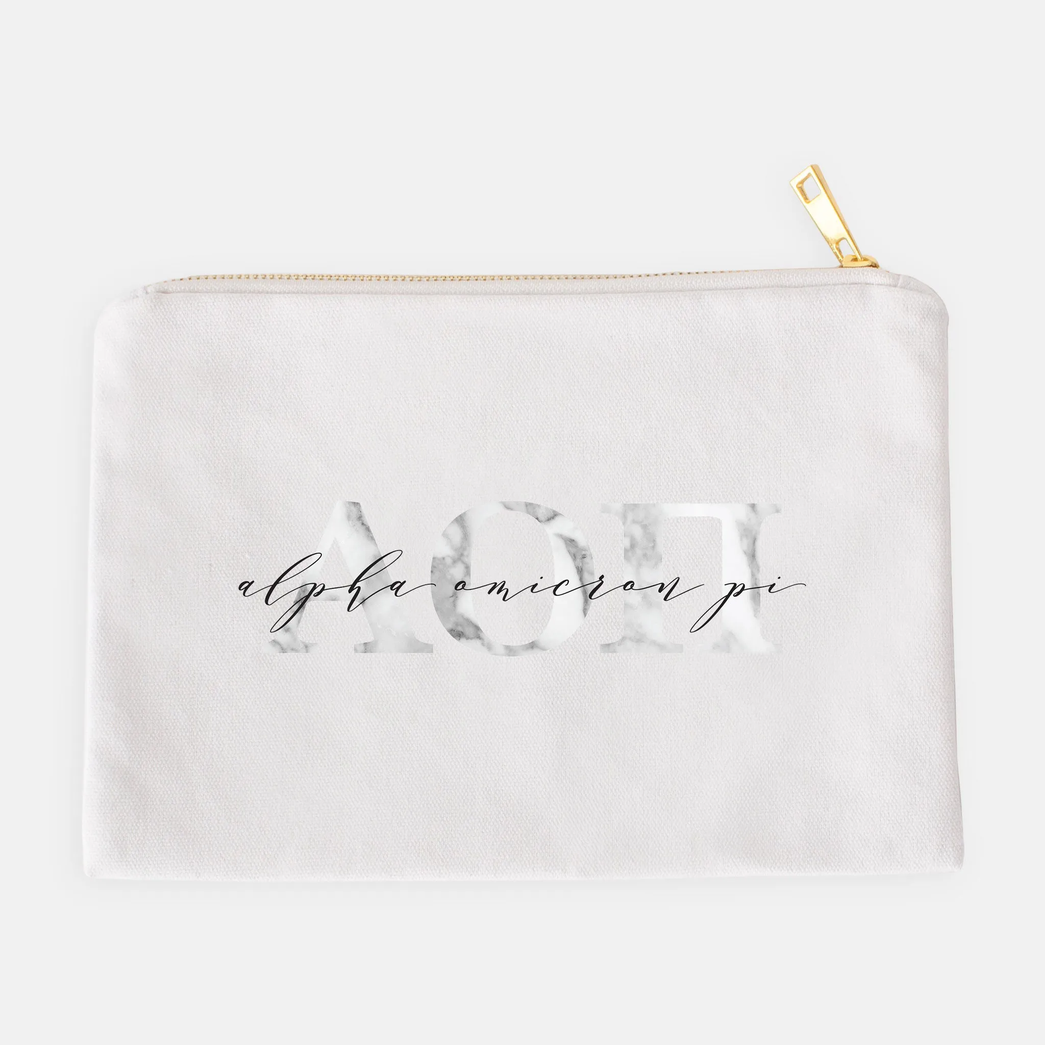 Marble Cosmetic Bag