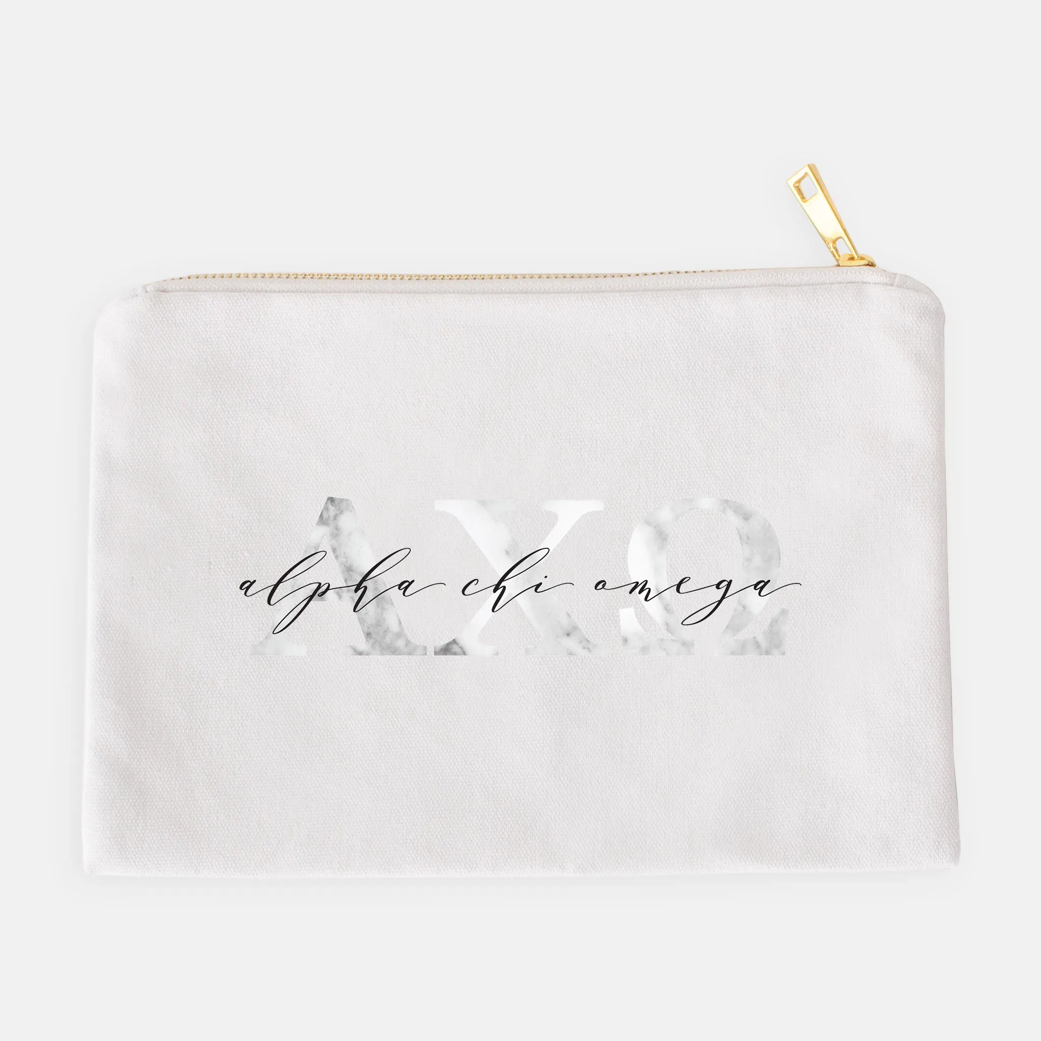 Marble Cosmetic Bag