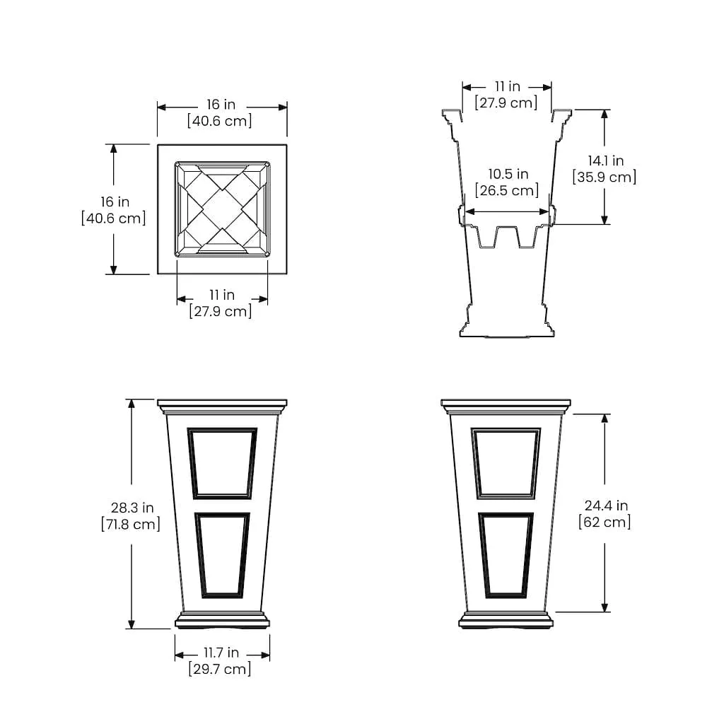 Mayne Fairfield Tall Planter