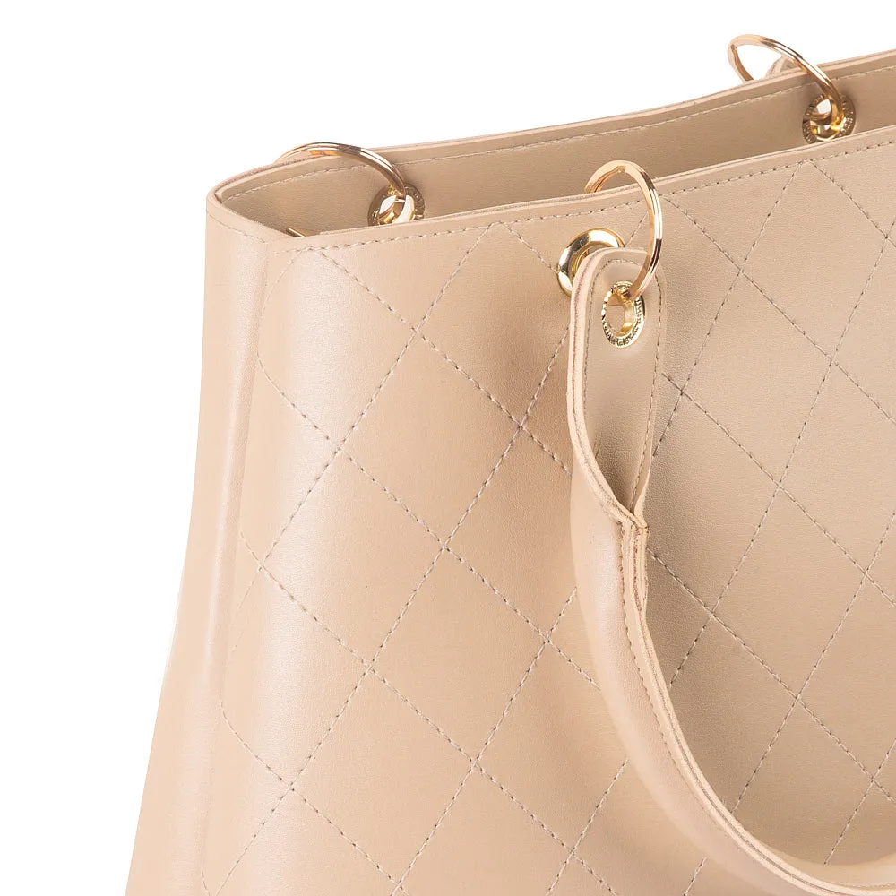 Modest Beige Handbag