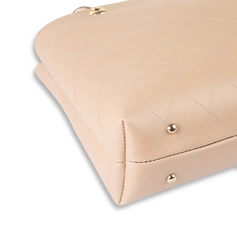 Modest Beige Handbag