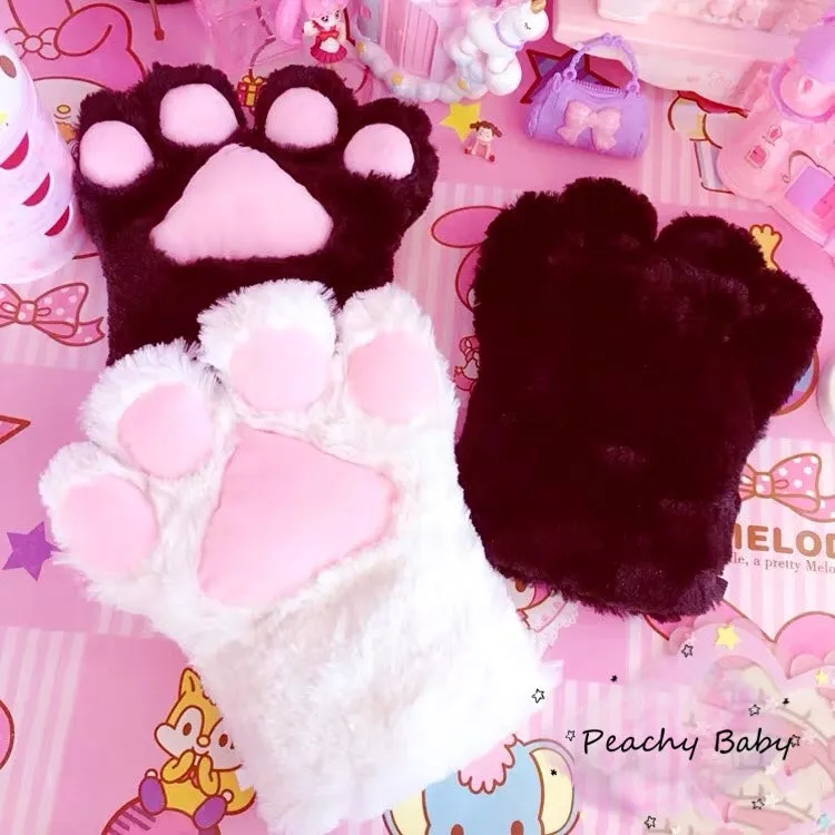 Multi-functional Cosplay Bear Gloves - 1 pair