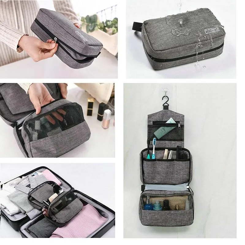 Multifunctional Casual Hanging Travel Toiletry Bag For Men/Women