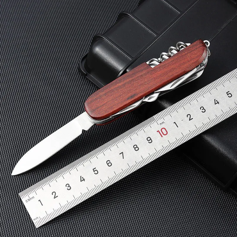 Multifunctional Multi Function Multifunct Tool Multitool Non Changeable Camping Folding Survival Outdoor Camping Tool Knife