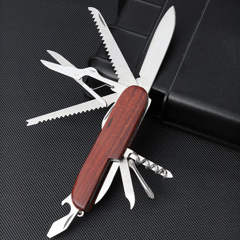 Multifunctional Multi Function Multifunct Tool Multitool Non Changeable Camping Folding Survival Outdoor Camping Tool Knife