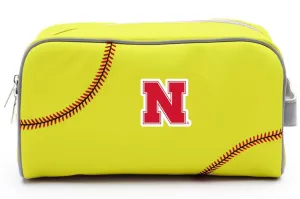 Nebraska Cornhuskers Softball Toiletry Bag