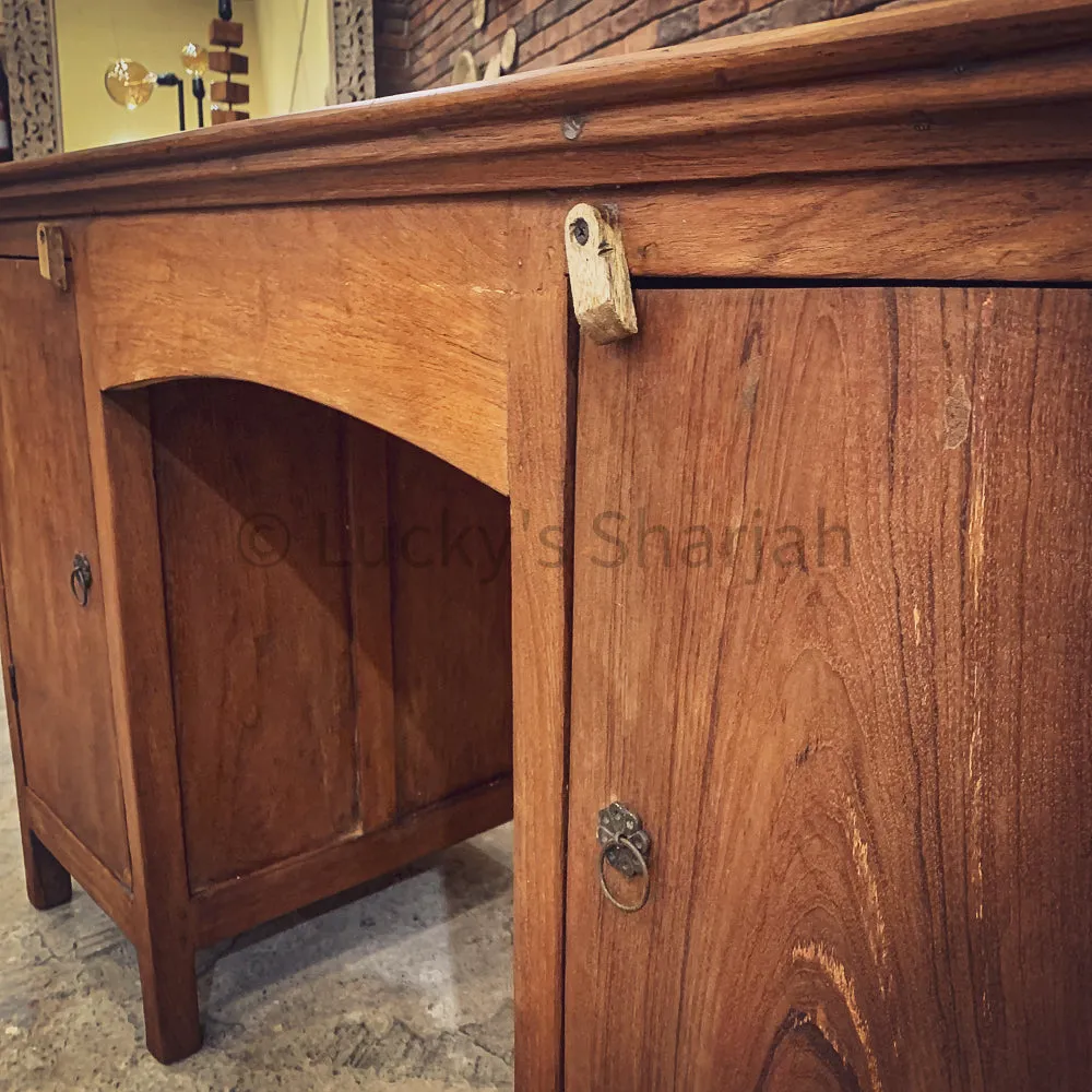 Original Vintage Teak Collectors Desk