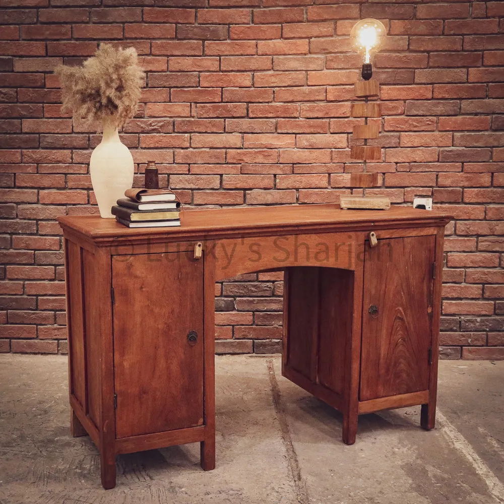 Original Vintage Teak Collectors Desk