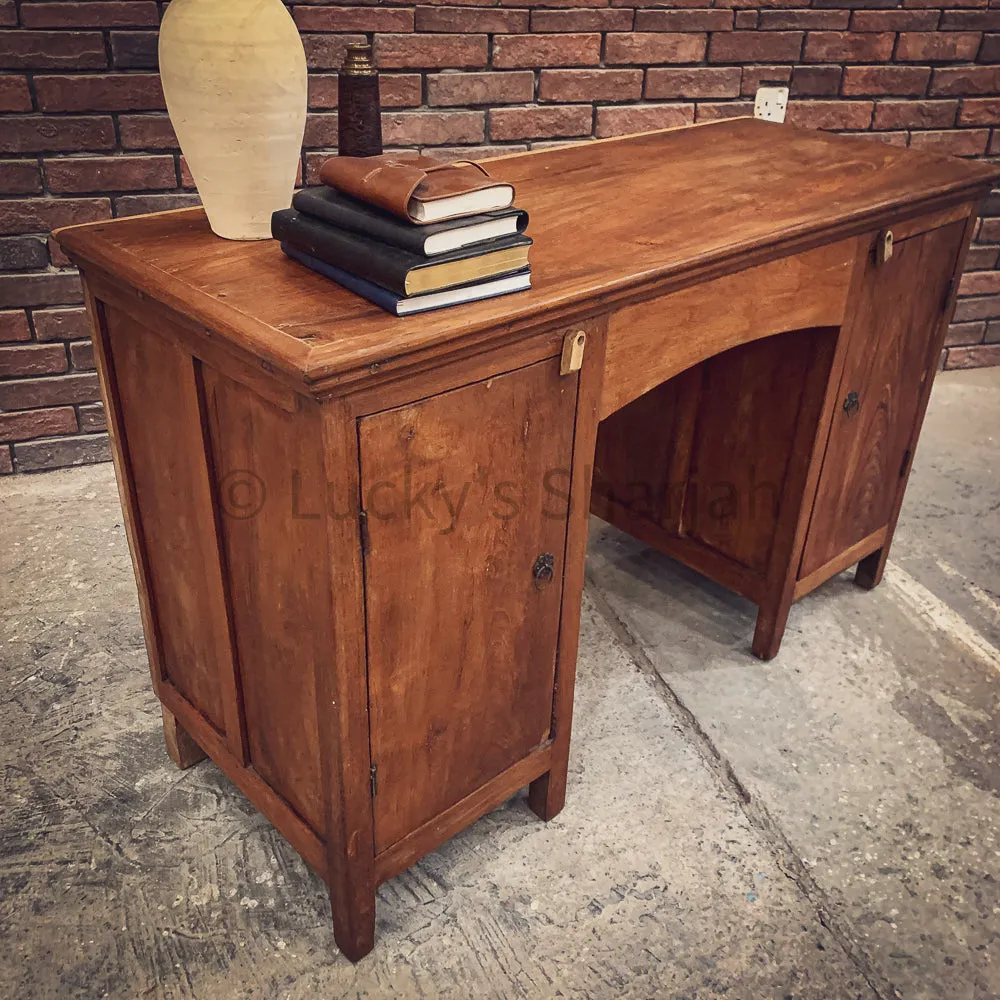 Original Vintage Teak Collectors Desk