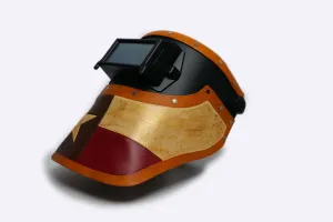 Outlaw Leather - Welding Hood - Texas Brown