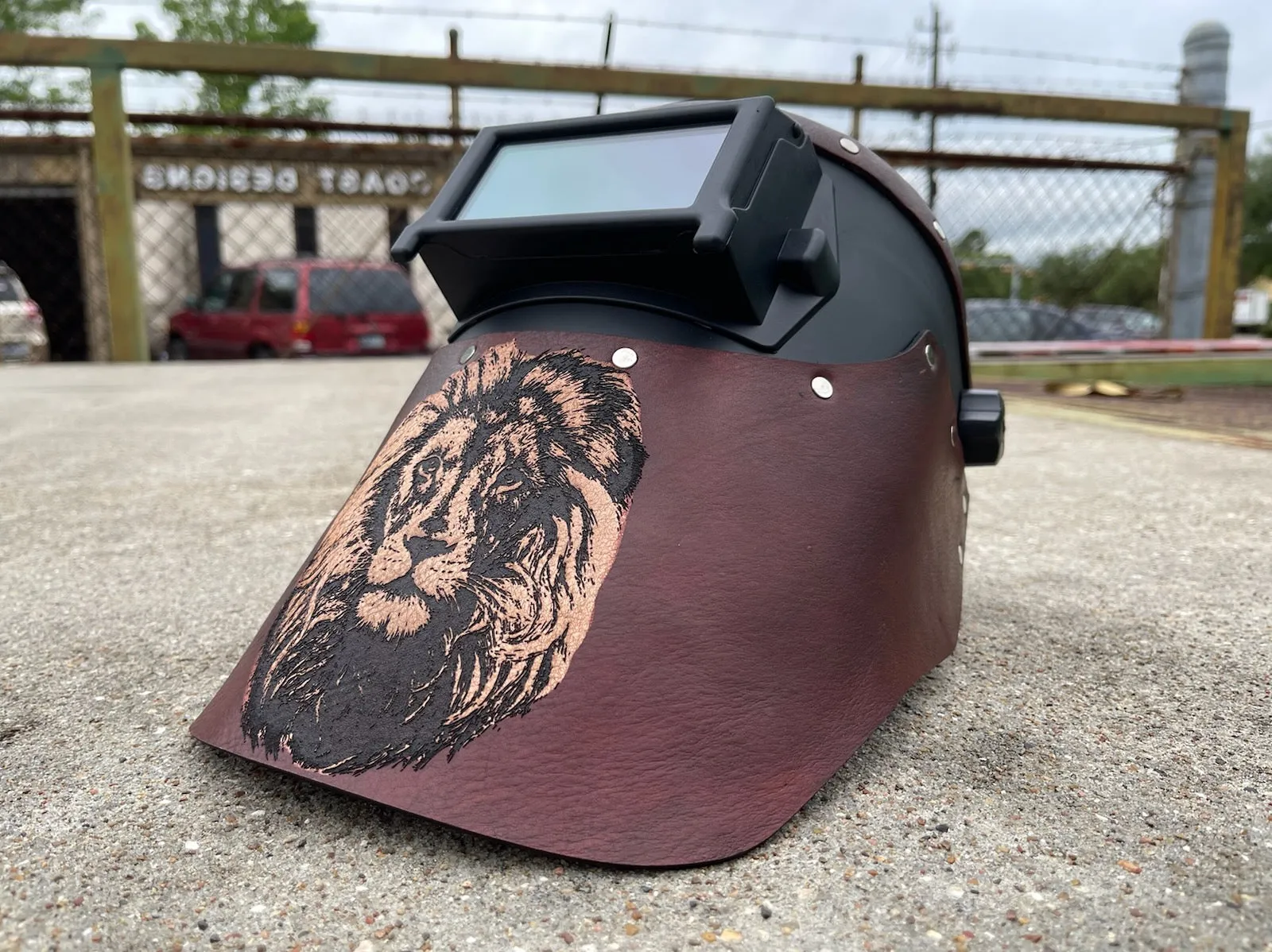 Outlaw Leather - Welding Hood - Wild Life Hoods