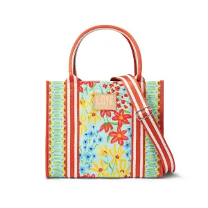 Painterly Garden Canvas Carryall - H10817