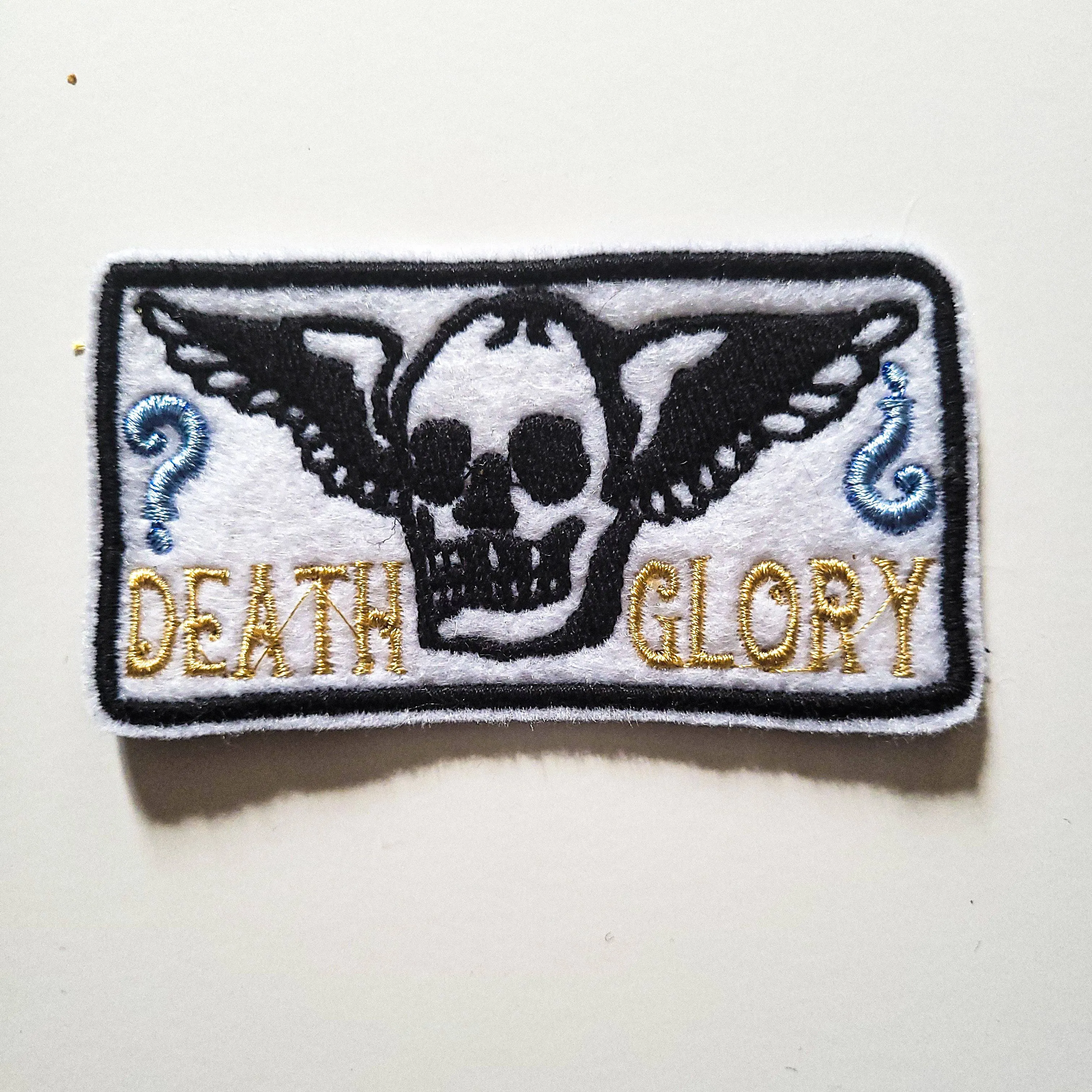 Patch brodé "Death or glory"