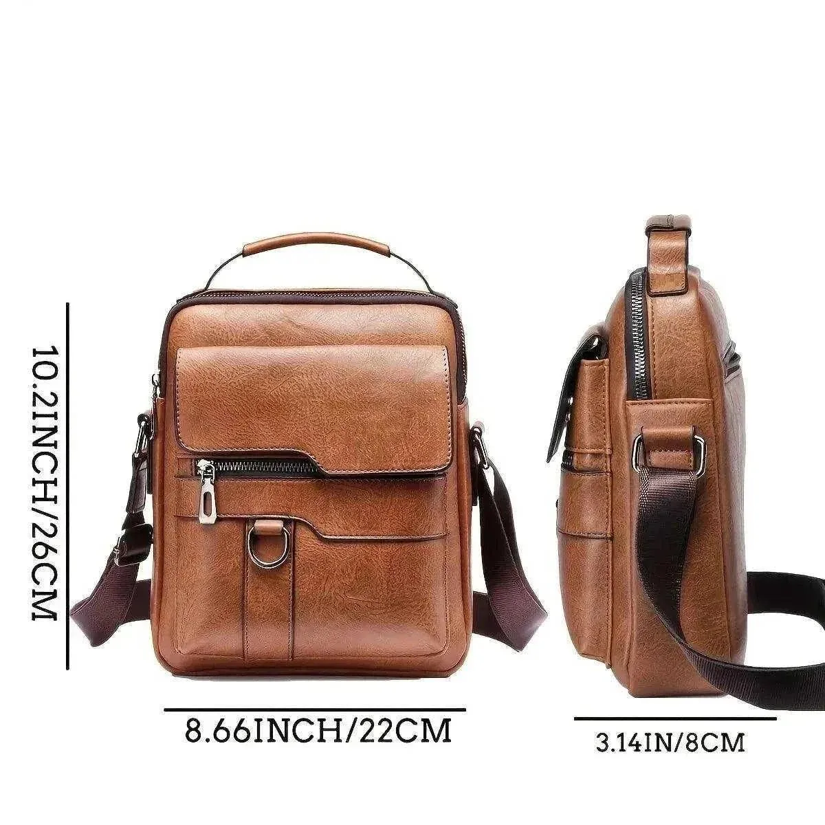 PU Leather | Brand Men’s Shoulder Bag - MSB001