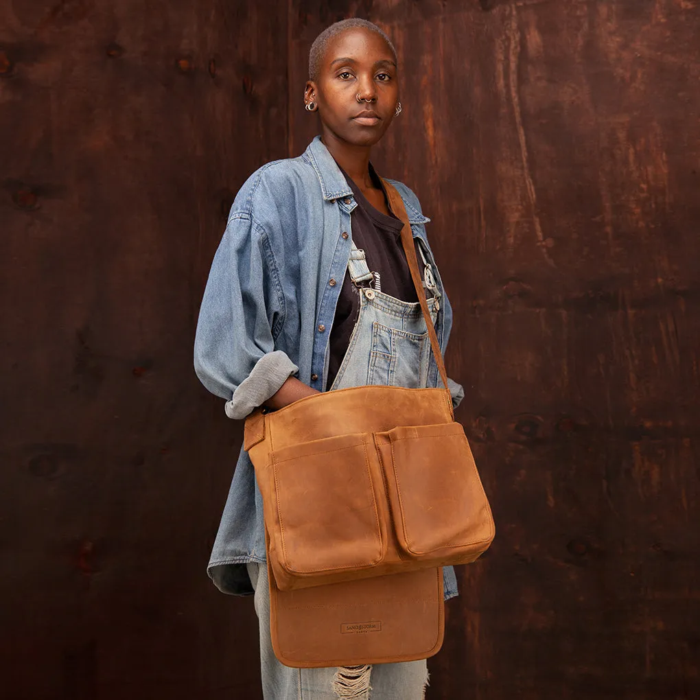 Pull-up Leather Jeremiah Messenger