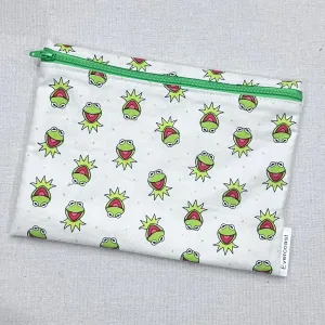 Puppet Frog on White XL Bag/Multipurpose Bag