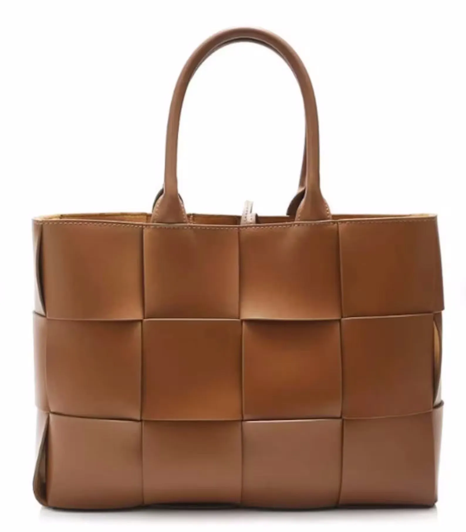 Quilted Elegant Large Leather Tote Bag