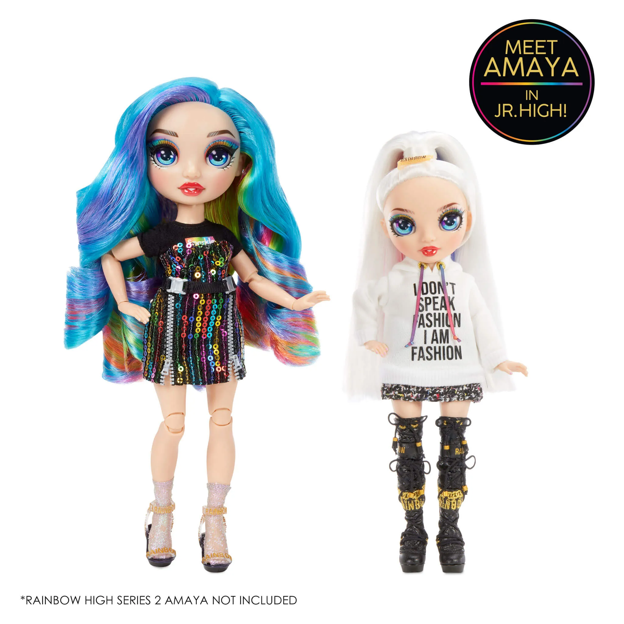 Rainbow High Jr High Special Edition Amaya Raine - 9" Rainbow Posable Fashion Doll