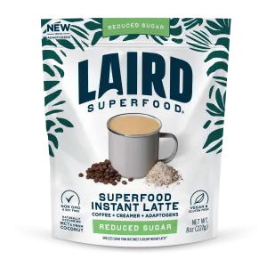 Reduced Sugar Instant Latte with Adaptogens