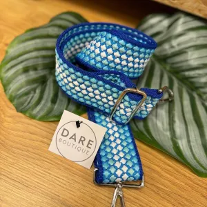 Replaceable Handbag Strap - Dots Blue