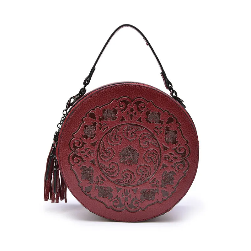 Retro Round Handbag