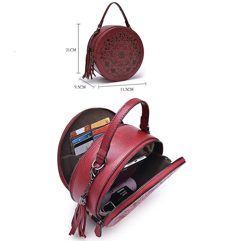 Retro Round Handbag