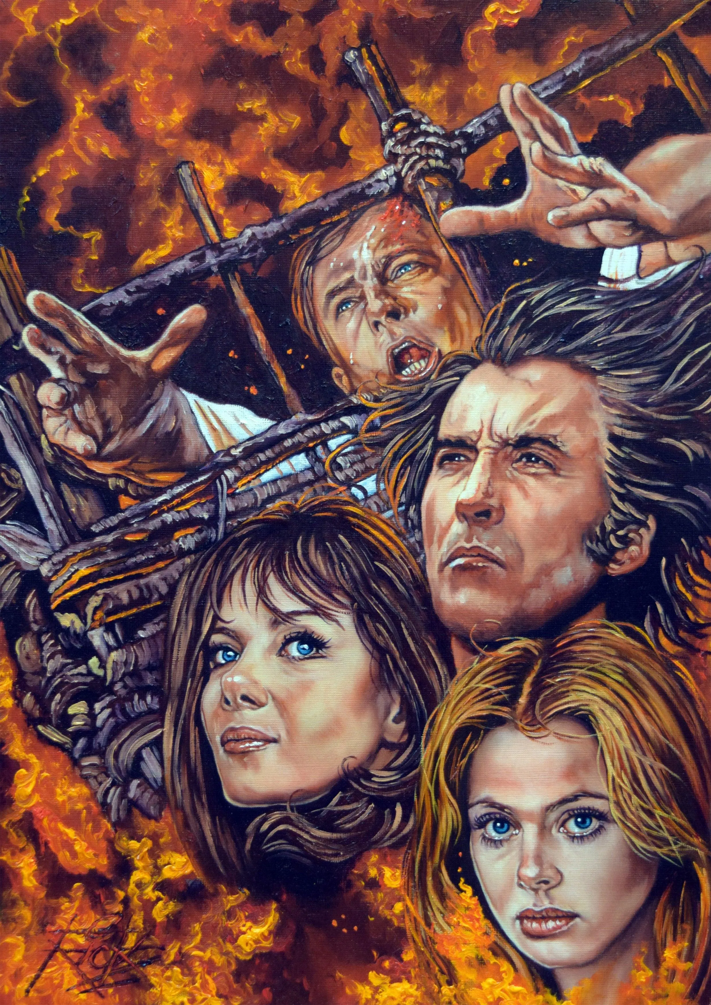 Rick Melton - Wickerman  - Classic Horror - Art Print