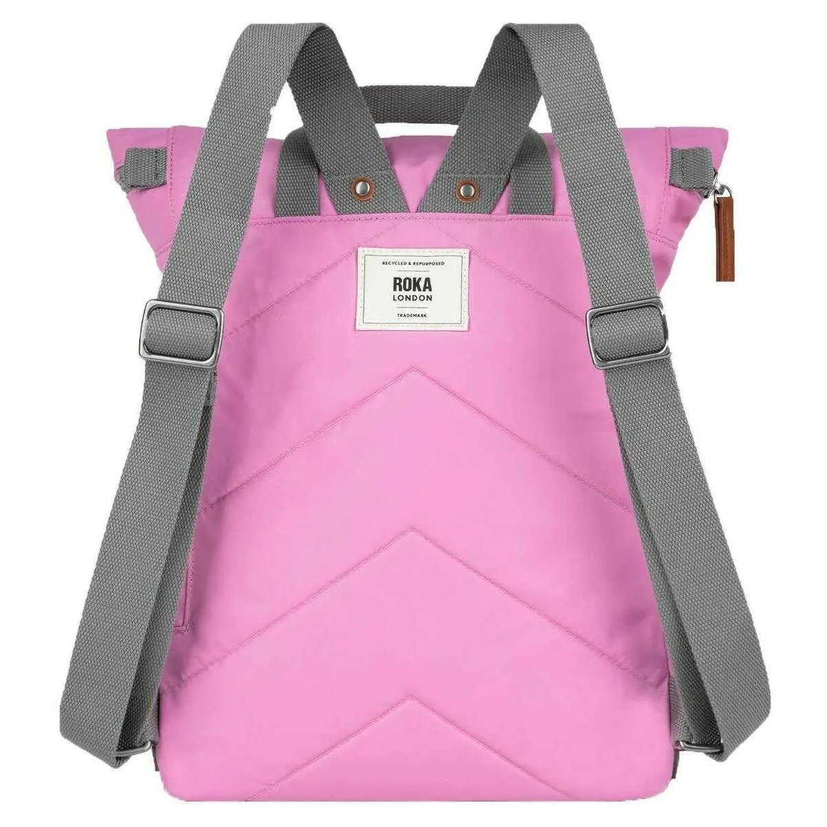 Roka Canfield B Medium Recycled Nylon Backpack - Orchid Pink