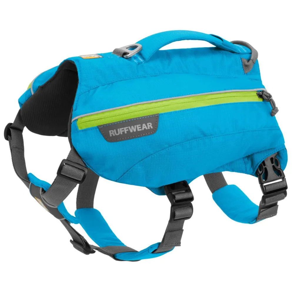 Ruffwear Singletrak Hydration Day Pack Handled Dog Harness (Blue Dusk)