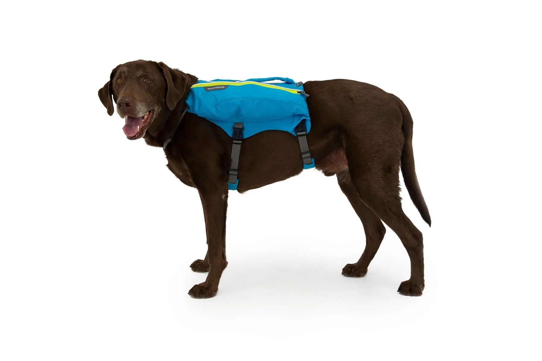 Ruffwear Singletrak Hydration Day Pack Handled Dog Harness (Blue Dusk)